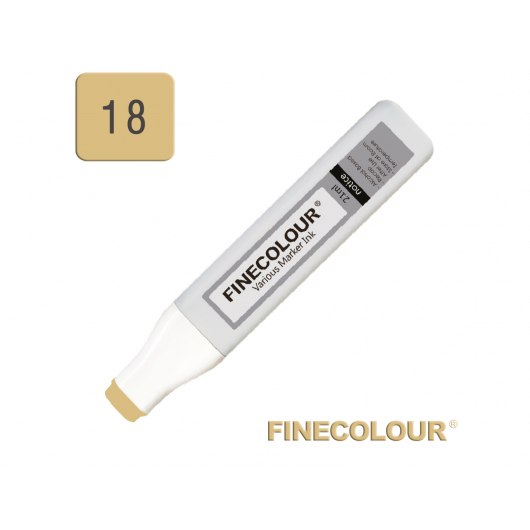 Заправка спиртова Finecolour Refill Ink 018 світло-зелене золото YG18